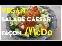 Découvrez les ingrédients, ustensiles et étapes de préparation. Salade Caesar Facon Mcdo Recette Vegan Youtube