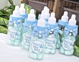 Amazon Com 24 Baby Shower Bottles Fillable Favors Blue Pink Party Decorations Girl Boy 12 Blue And 12 Pink Toys Games