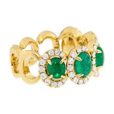 Colombian Emerald Cabochon Ring Emeralds International Llc