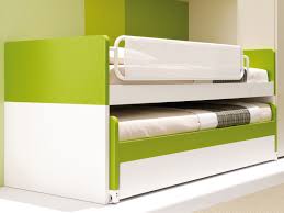 Triple bunk beds are great space savers. Kiki Coloured Triple Trundle Bed Diotti Com