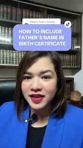 Replying to @Tricia Ano ang kailangang gawin kung ninanais mo na mailagay  sa birth certificate mo ang pangalan ng iyong ama? #attorneymaimai  #attymaimai #LearnItOnTikTok #EduWow #EduTok #TikTokSkwela ...