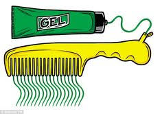 Once the gel is evenly distributed damp hair with gel makes it easy to apply, but will give you a slick wet look and you won't get as much volume since your hair has to accommodate. 27 Product Prototype Gel Comb Ideas Gel Comb Types Of Hinges
