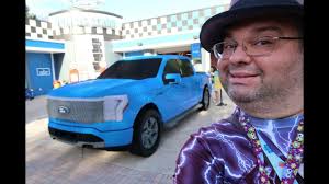 New! Life Size Ford F-150 Lightning Truck Statue At LEGOLAND Florida Ford  Driving School 2022