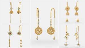Latest Gold Sui Dhaga Earring Collection Latest Light Weight Gold Earrings Sui Dhaga Earrings Youtube Bis hallmarked over 3000 designs free shipping easy returns cod lifetime exchange. latest gold sui dhaga earring collection latest light weight gold earrings sui dhaga earrings