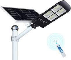 300w Led Solar Street Lights Outdoor 484 Leds Dusk To Dawn Security Flood Light With Remote Control Pol Outdoor Flood Lights Flood Lights Solar Street Light