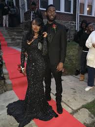 Black Overall Sequin Prom Dress With Long Sleeves Black Girl Prom Dresses Black Long Sleeve Prom Dress Prom Girl Dresses