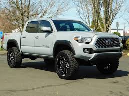 Black badging with tacoma letter inserts. 2019 Toyota Tacoma Trd Off Road V6 4x4 Crawl Control Lifted