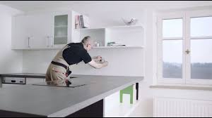 When the guests enter your kitchen, the kitchen cabinets create the biggest impression. Installation Of Rauvisio Crystal Slim Glass Laminate Youtube