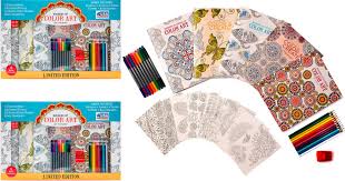A coloring book (british english: Walmart Adult Coloring Book Kit Only 9 97 Includes 5 Books Markers Colored Pencils More Hip2save