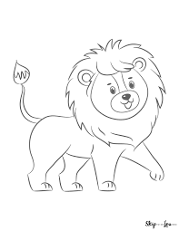 They are simply majestic with their appearance. Lion Coloring Pages Skip To My Lou