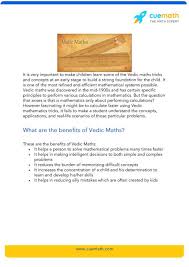 Addition complement of 10 other contents: Vedic Maths Tricks And Importance