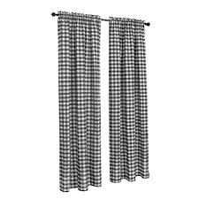 A monotone achromatic color scheme is a special instance of the monotone scheme which consists of only neutral colors ranging from black to white. Goodgram Buffalo Check Plaid Gingham Custom Fit Window Curtain Treatments Single 84 In Panel Black Walmart Com Walmart Com