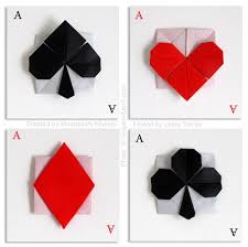 The suit order meaning if someone receives a 7 of hearts, and the next card is a 7 of clubs, the result should not be a tie, since hearts has a greater furthermore, i have made an attempt at noting how the cases for the suits are simply used as strings, and thought that maybe they could be arranged by. Playing Cards Symbols A Clever Origami Style