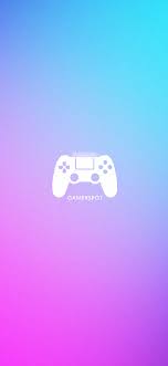 Tons of awesome hd game wallpapers 1080p to download for free. Hd Wallpaper Iphone Gradient Mobile Game Controllers Purple Blue Gamers Wallpaper Flare