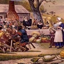 Others pinpoint 1637 as the true origin of thanksgiving, owing to the fact that the massachusetts colony governor john winthrop declared a day to celebrate colonial soldiers who had just slaughtered hundreds of pequot men, women, and children in what is now mystic, connecticut. Thanksgiving History 1620 1789 The Steve Noble Show Podcast