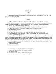 Decizie urmărirea frecvenței, parcurgerea materiei și notarea ritmică. Decizie Responsabil Prim Ajutor