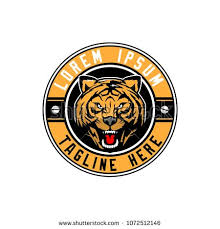 Thu, jul 29, 2021, 3:37am edt Tiger Head Logo Round Emblem Vector Logo Buy This Stock Vector On Shutterstock Find Other Images Round Logo Emblems Vector Logo