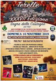 Zuppa con fagioli e castagne, cosciotto di agnello in salsa di castagna, ma soprattutto i dolci come il tronco di castagnaccio, la crostata, il flan di castagne e i tartufi dal cuore di. Terelle Sagra Delle Castagne Eventi A Frosinone