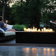 As such, a gas fire pit burns cleaner without creating either smoke or ash. Linear Gas Fireplace Linear Burner System Outdoor