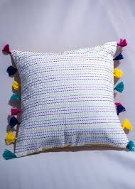 Handmade pillow cover without inserts fruit print pillow hand done kantha work.indian quilted 16x16 kantha cushion multi color handmade gypsy teal pillow covers 18x18 outdoor cushion cover teal ethnic cushion pillowcase note: Shop For The Best Local Brands In Cushion Cushion Covers Online Lbb