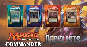 The most popular commander deck lists from users. Commander 2017 Decklists