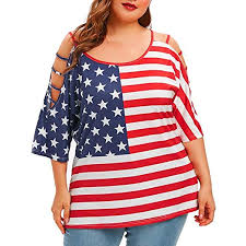 Yocheerful Womens Plus Size Tops American Off Shoulder