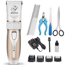 Rechargeable Low Noise Cat Dog Hair Trimmer Electrical Pet Hair Clipper Remover Cutter Grooming Pets Accessories Haircut With Images Dog Grooming Clippers Dog Grooming Supplies Cat Grooming