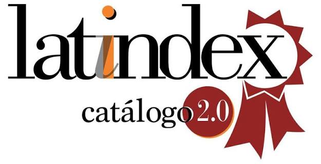 ????Uso autorizado de los logotipos de Latindex Esta insignia está reservada  exclusivamente para las revistas que han sido calificadas positivamente en  el Catálogo 2.0. Si por algún motivo la revista deja de