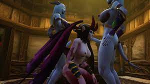 Futa Draenei Fuck Demon Girl Threesome Warcraft Porn Parody | xHamster