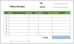 Check spelling or type a new query. Contoh Nota Penjualan Pembelian Dinas Kontan Laundry Dll