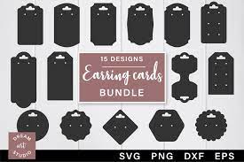 Maybe you would like to learn more about one of these? Earring Cards Svg Bundle Jewelry Display Svg Earring Holder 1053698 Cut Files Design Bundles