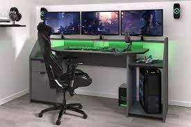 Start studying level 1 einheit 4: Gamer Tisch Pc Schreibtisch Inkl Led Beleuchtung Set Up Von Parisot Grau Schwarz