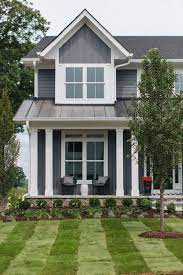 The charm and dimension of rustic cedar grain make themselves apparent with a refreshing change of pace. Sophisticated Chic Modern Farmhouse Home Tour Pickled Barrel Gray House Exterior Modern Farmhouse Exterior Exterior House Colors
