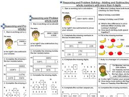 white rose maths year 5 addition and subtraction problem solving and reasoning teaching resources math subtraction worksheets math subtraction problem solving