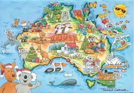 Holiday Greeting Card Australia By Richard Galbraith Australian Christmas Cards Christmas In Australia Australian Christmas