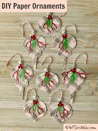 Dip a clear ornament in gold paint, then fill it with strips of gold and white wrapping paper for an elegant diy christmas craft. Easy Holiday Decorations To Make Novocom Top