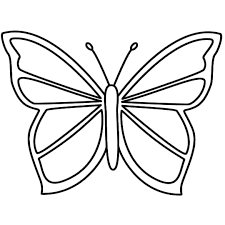 Sketch black and white butterfly drawing. Easy Butterfly Drawing Black And White Novocom Top