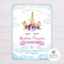 Fortnite battle royale party invitations free. Unicorn With Purple Flowers In Clouds Invitation Template Dgtally