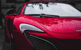 Download Wallpapers Mclaren P1 4k Rain 2017 Cars Hypercars Purple P1 Mclaren Besthqwallpapers Com Superdeportivos Mclaren P1 Coches Deportivos
