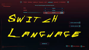 The rpg game project cyberpunk 2077 — is based on the board game of the same name. Cyberpunk 2077 How To Change The Language In The Game