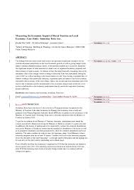 Most homestays have kitchens where you can store and prep your food if you like, and your local hosts can give you inside tips on what to see and do in the area. Doc Measuring The Economic Impact Of Rural Tourism On Local Economy Case Study Homestay Kota Aur Roslan Talib Academia Edu