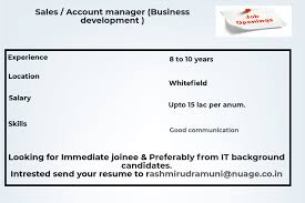 Job Opening For Sales Marketing Job Opening Sales And Marketing Good Communication