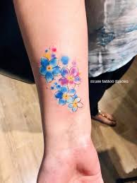 The forget me not flower represents true love and giving someone this flower means you truly love and respect this person. Muse Tattoo Macau Forget Me Not Flowers Musetattoomacau Facebook