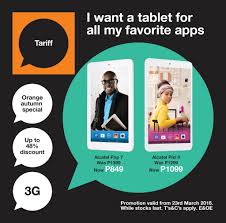 P849.00 or Alcatel Pixi 8 for P1099 ...