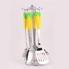 Stainless Steel Cooking Sets Spoon Spatula Kitchen Utensil Creative Design Stainless Steel Cooking Tool Set Cooking Tool Set Cooking Tools Cooking Set