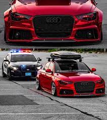 Tuning Family On Instagram Beast Importevolution Goodevening Buddies Awesome Red Audi Bagged Rs6 Audi Audi Rs6 Audi S6 Audi