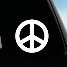 Japanese Peace Sign Decal, Peace Symbol Vinyl Decal,Kanji Peace Decal,Kanji  Peace Decal, Japanese Peace Symbol,Peace Laptop Decal,Car,Window