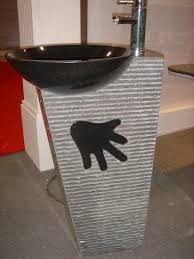 pedestal basin, stone sink, wash basin