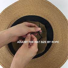 Lanzom Women Wide Brim Straw Panama Roll Up Hat Fedora Beach Sun Hat Upf50 Khaki One Size At Amazon Women S Clot Fedora Beach Panama Hat Women Hats For Sale