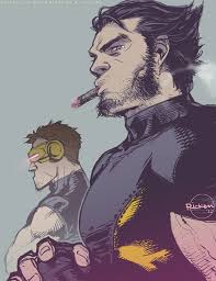 Ultimate X Men Wolverine And Cyclops By Ricken Art On Deviantart Marvel Dc Comics Hq Marvel Wolverine